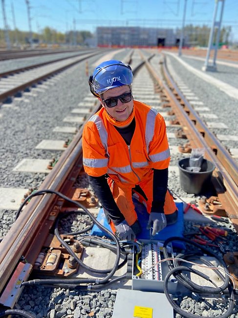 SAN Electro Heat on Railway Service. BluePoint installation for Vossloh Nordic Switch Systems at Nässjö Depot, Sweden. 